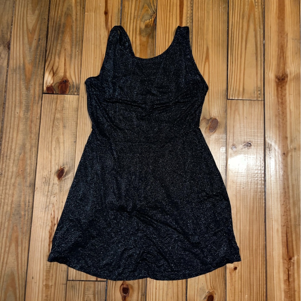 Sparkly black dress